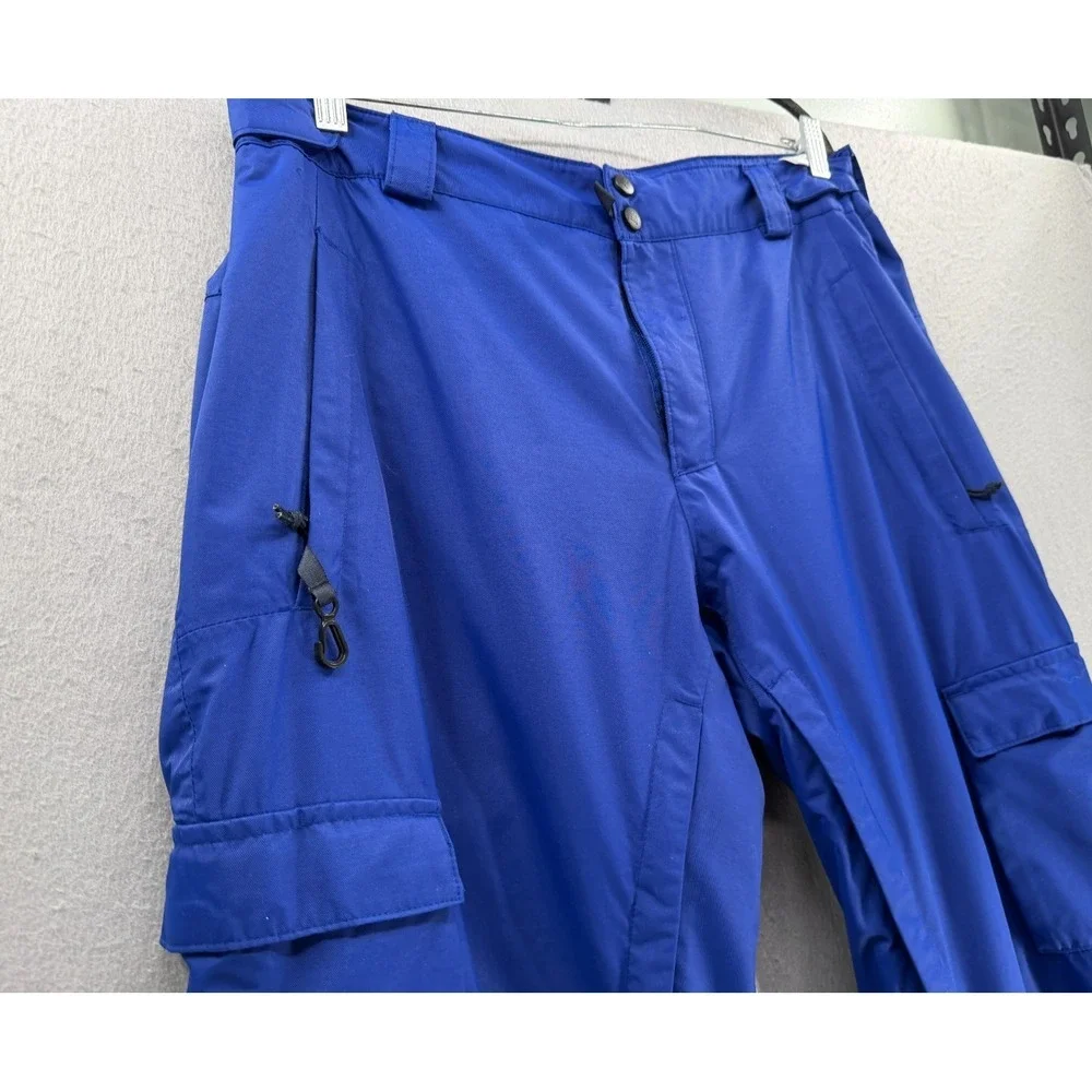 Columbia Ridge 2 Run‎ II Snow Pants Mens XL Blue Omni Heat Tech Snowboard Vented
